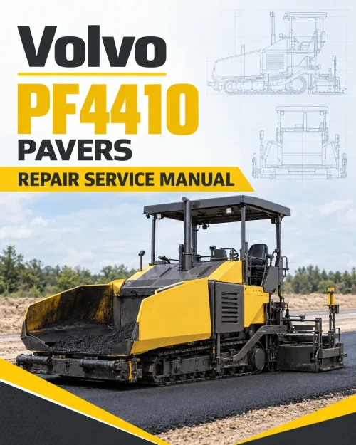 Volvo PF4410 Pavers Repair Service Manual