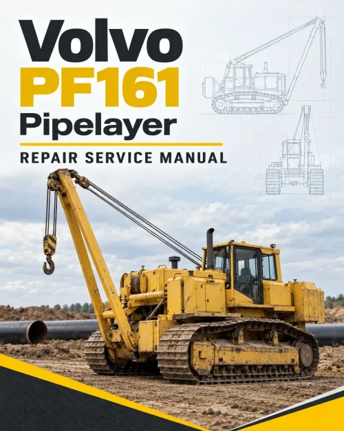 Volvo PF161 Pipelayer Repair Service Manual Volvo PF161 Pipelayer Repair Service Manual