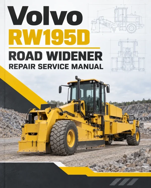Volvo RW195D Road Widener Repair Service Manual Volvo RW195D Road Widener Repair Service Manual