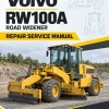 Volvo RW100A Road Widener Repair Service Manual Volvo RW100A Road Widener Repair Service Manual