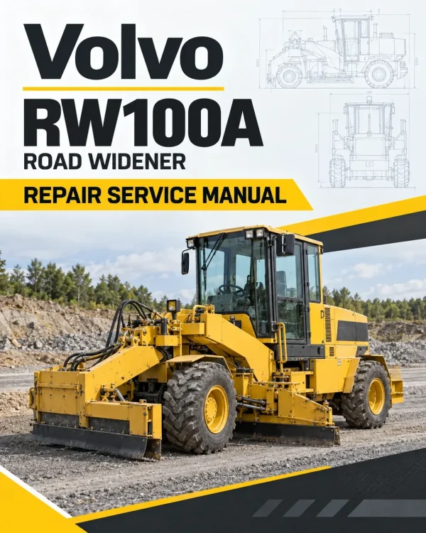 Volvo RW100A Road Widener Repair Service Manual Volvo RW100A Road Widener Repair Service Manual