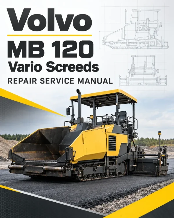 Volvo MB 120 Vario Screeds Repair Service Manual Volvo MB 120 Vario Screeds Repair Service Manual