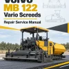 Volvo MB 122 Vario Screeds Repair Service Manual Volvo MB 122 Vario Screeds Repair Service Manual
