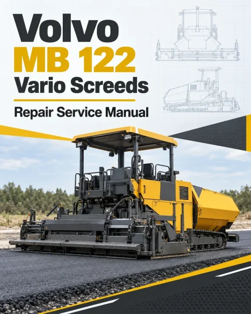 Volvo MB 122 Vario Screeds Repair Service Manual Volvo MB 122 Vario Screeds Repair Service Manual