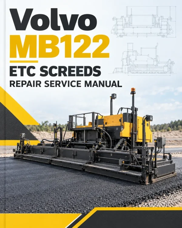 Volvo MB122 ETC Screeds Repair Service Manual Volvo MB122 ETC Screeds Repair Service Manual
