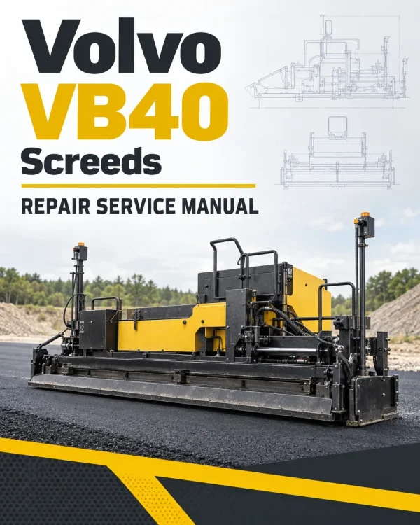 Volvo VB40 Screeds Repair Service Manual Volvo VB40 Screeds Repair Service Manual