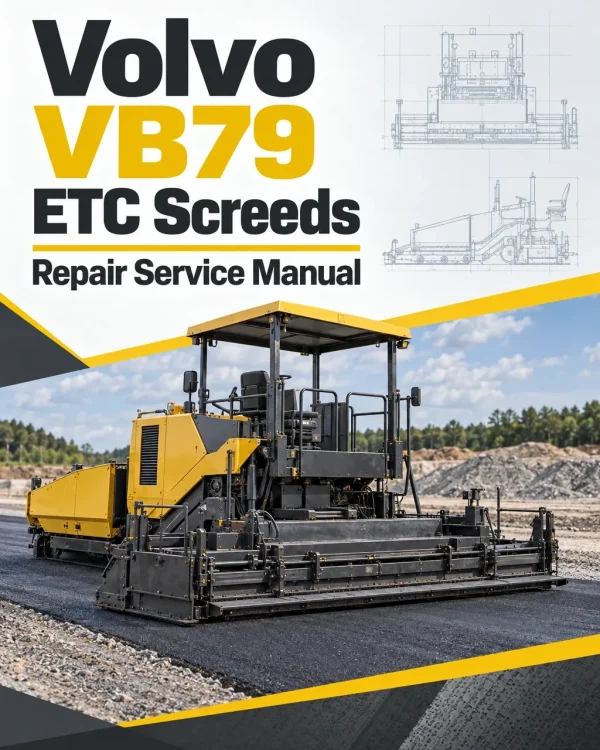 Volvo VB79 ETC Screeds Repair Service Manual Volvo VB79 ETC Screeds Repair Service Manual