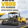 Volvo VB88 ETC Screeds Repair Service Manual Volvo VB88 ETC Screeds Repair Service Manual