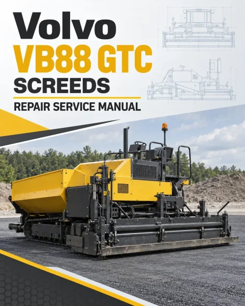 Volvo VB88 GTC Screeds Repair Service Manual Volvo VB88 GTC Screeds Repair Service Manual