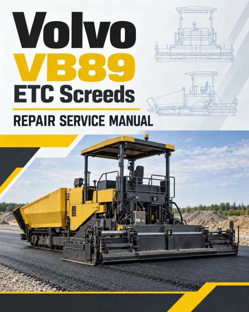 Volvo VB89 ETC Screeds Repair Service Manual Volvo VB89 ETC Screeds Repair Service Manual