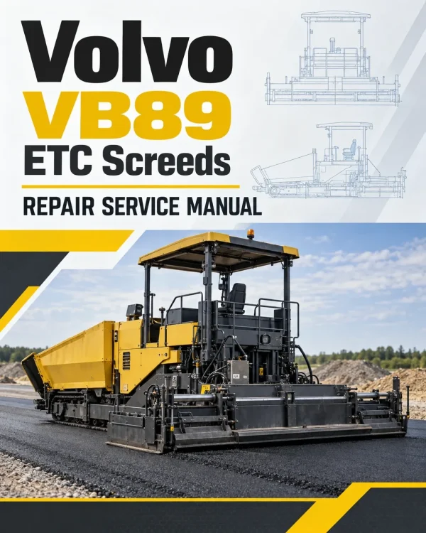Volvo VB89 ETC Screeds Repair Service Manual Volvo VB89 ETC Screeds Repair Service Manual