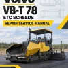 Volvo VB-T 78 ETC Screeds Repair Service Manual Volvo VB-T 78 ETC Screeds Repair Service Manual