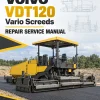 Volvo VDT120 Vario Screeds Repair Service Manual Volvo VDT120 Vario Screeds Repair Service Manual