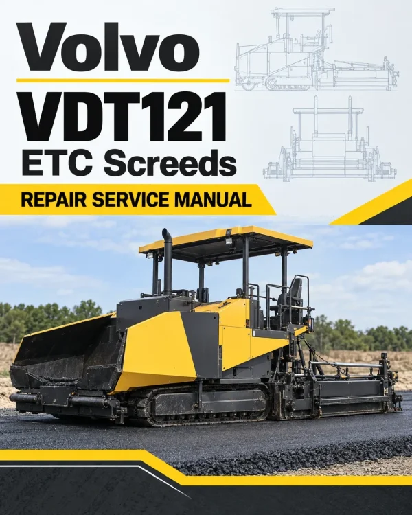 Volvo VDT121 ETC Screeds Repair Service Manual Volvo VDT121 ETC Screeds Repair Service Manual