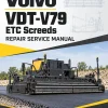 Volvo VDT-V79 ETC Screeds Repair Service Manual