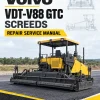 Volvo VDT-V88 GTC Screeds Repair Service Manual Volvo VDT-V88 GTC Screeds Repair Service Manual