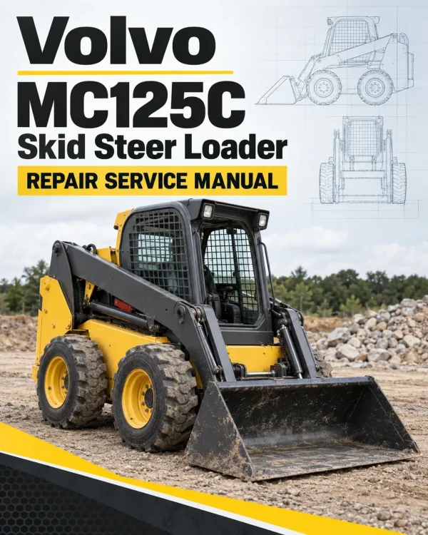 Volvo MC125C Skid Steer Loader Repair Service Manual