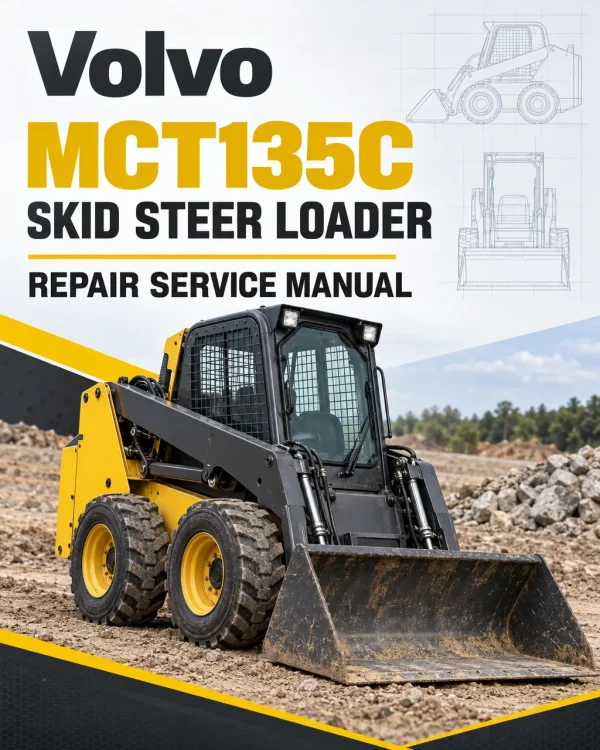 Volvo MCT135C Skid Steer Loader Repair Service Manual