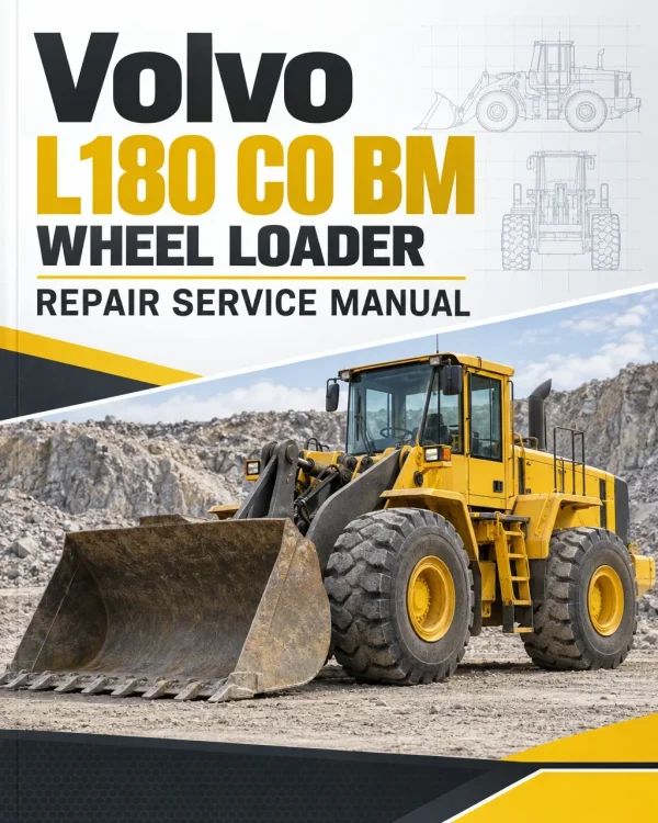 Volvo L180 CO BM Wheel Loader Repair Service Manual Volvo L180 CO BM Wheel Loader Repair Service Manual