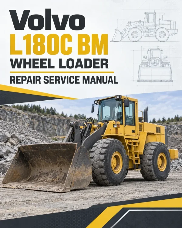 Volvo L180C BM Wheel Loader Repair Service Manual Volvo L180C BM Wheel Loader Repair Service Manual