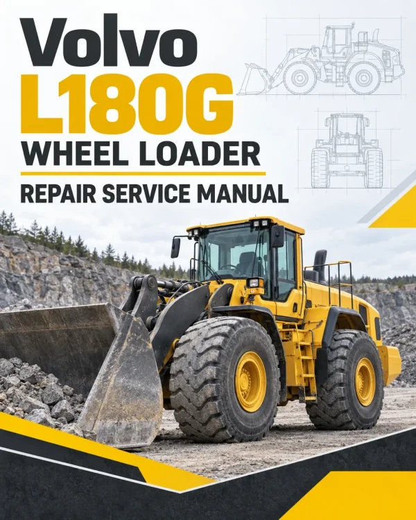 Volvo L180G Wheel Loader Repair Service Manual Volvo L180G Wheel Loader Repair Service Manual