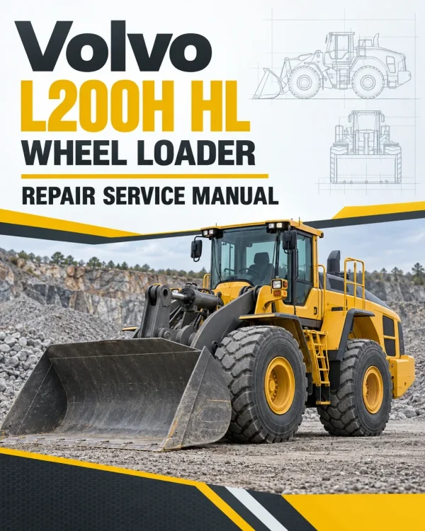 Volvo L200H HL Wheel Loader Repair Service Manual Volvo L200H HL Wheel Loader Repair Service Manual