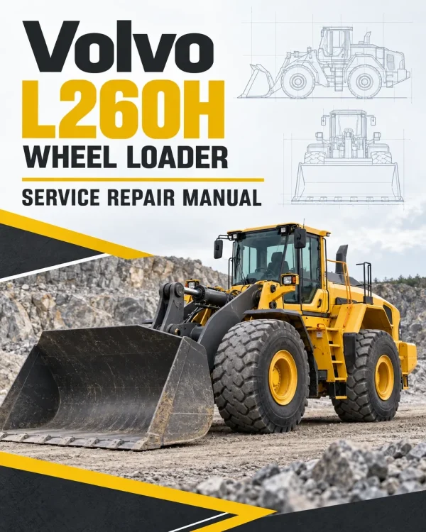 Volvo L260H Wheel Loader Repair Service Manual Volvo L260H Wheel Loader Repair Service Manual