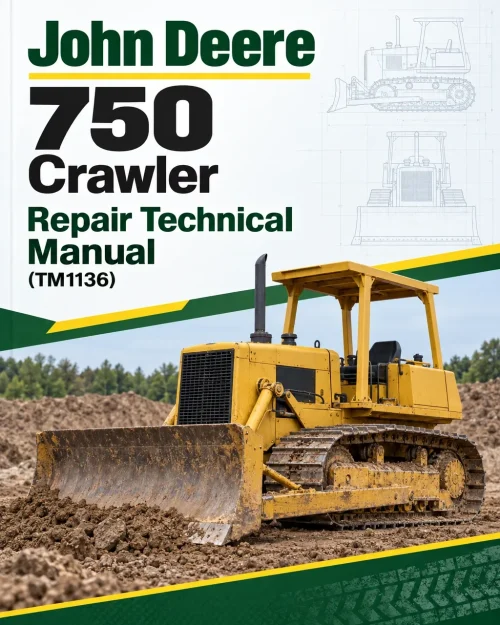 John Deere 750 Crawler Repair Technical Manual (TM1136)