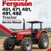 Massey Ferguson 451, 471, 481, 491, 492 Tractor Service Manual Massey Ferguson 451, 471, 481, 491, 492 Tractor Service Manual
