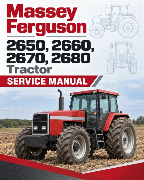 Massey Ferguson 2650, 2660, 2670, 2680 Tractor Service Manual