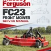 Massey Ferguson FC23 Front Mower Service Manual