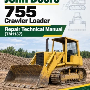 John Deere 755 Crawler Loader Repair Technical Manual (TM1137)