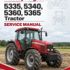 Massey Ferguson 5335, 5340, 5360, 5365 Tractor Service Manual Massey Ferguson 5335, 5340, 5360, 5365 Tractor Service Manual