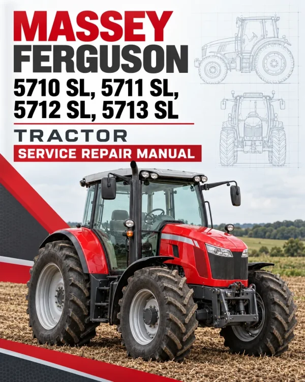 Massey Ferguson 5710 SL, 5711 SL, 5712 SL, 5713 SL Tractor Service Manual Massey Ferguson 5710 SL, 5711 SL, 5712 SL, 5713 SL Tractor Service Manual