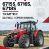 Massey Ferguson 6715S, 6716S, 6718S Tractor Service Manual Massey Ferguson 6715S, 6716S, 6718S Tractor Service Manual