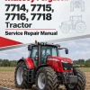 Massey Ferguson 7714, 7715, 7716, 7718 Tractor Service Manual Massey Ferguson 7714, 7715, 7716, 7718 Tractor Service Manual