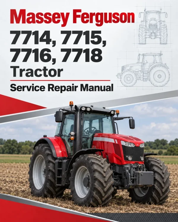 Massey Ferguson 7714, 7715, 7716, 7718 Tractor Service Manual Massey Ferguson 7714, 7715, 7716, 7718 Tractor Service Manual