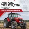 Massey Ferguson 7719, 7720, 7722, 7724, 7726 Tractor Service Manual