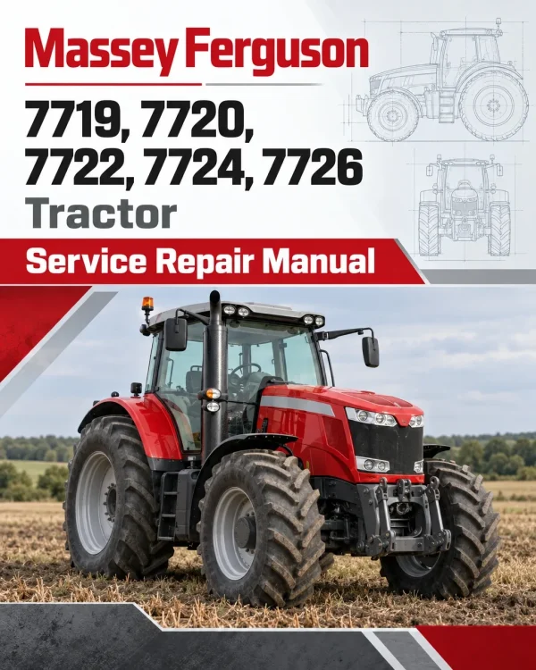 Massey Ferguson 7719, 7720, 7722, 7724, 7726 Tractor Service Manual