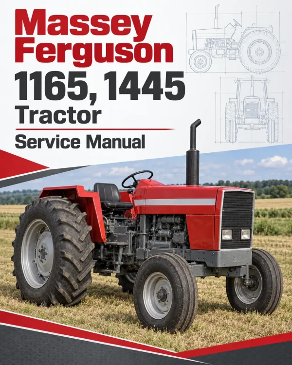 Massey Ferguson 1165, 1445 Tractor Service Manual