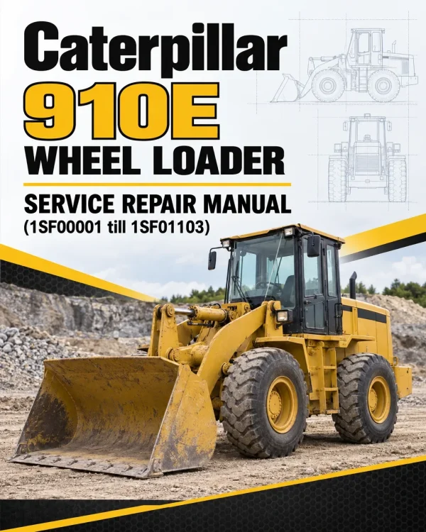 Caterpillar CAT 910E Wheel Loader Service Repair Manual (1SF00001 till 1SF01103) Caterpillar CAT 910E Wheel Loader Service Repair Manual (1SF00001 till 1SF01103)