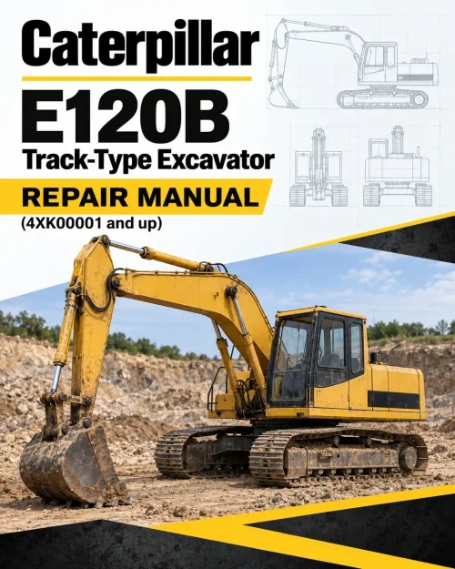 Caterpillar CAT E120B Track-Type Excavator Repair Manual (4XK00001 and up) Caterpillar CAT E120B Track-Type Excavator Repair Manual (4XK00001 and up)