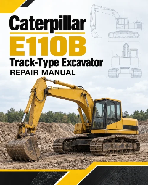 Caterpillar CAT E110B Track-Type Excavator Repair Manual