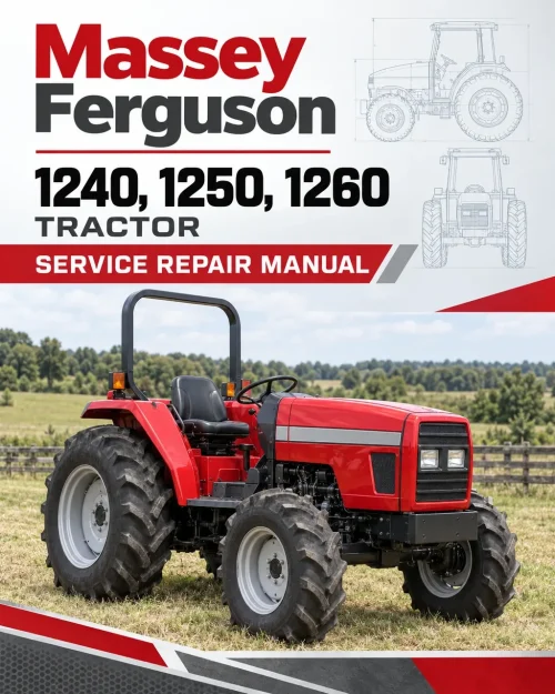 Massey Ferguson 1240, 1250, 1260 Tractor Service Manual Massey Ferguson 1240, 1250, 1260 Tractor Service Manual