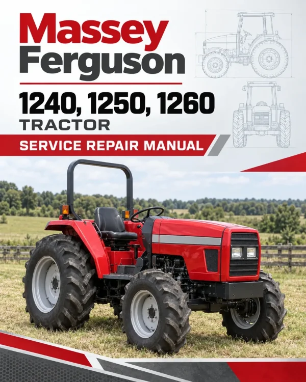 Massey Ferguson 1240, 1250, 1260 Tractor Service Manual Massey Ferguson 1240, 1250, 1260 Tractor Service Manual