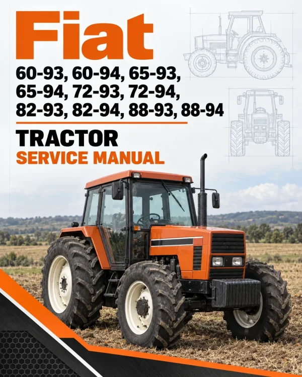 Fiat 60-93, 60-94, 65-93, 65-94, 72-93, 72-94, 82-93, 82-94, 88-93, 88-94 Tractor Service Manual