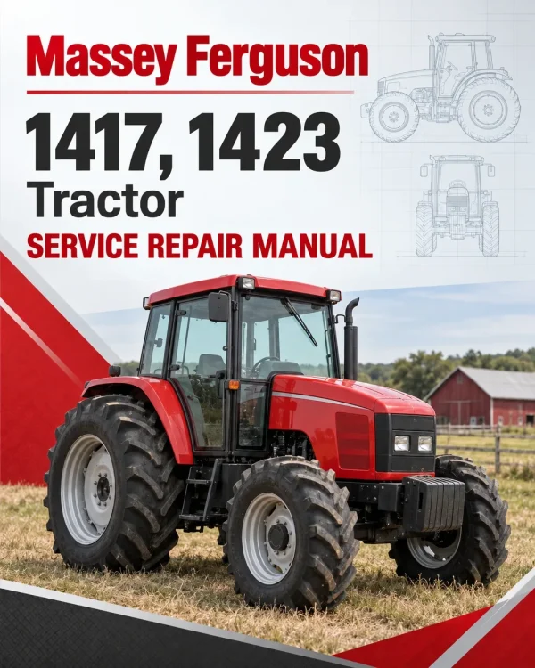 Massey Ferguson 1417, 1423 Tractor Service Manual Massey Ferguson 1417, 1423 Tractor Service Manual
