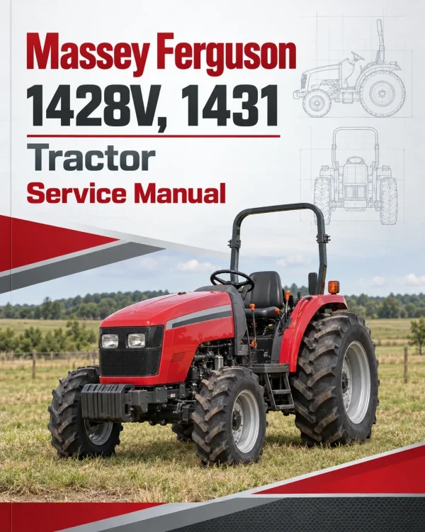 Massey Ferguson 1428V, 1431 Tractor Service Manual Massey Ferguson 1428V, 1431 Tractor Service Manual