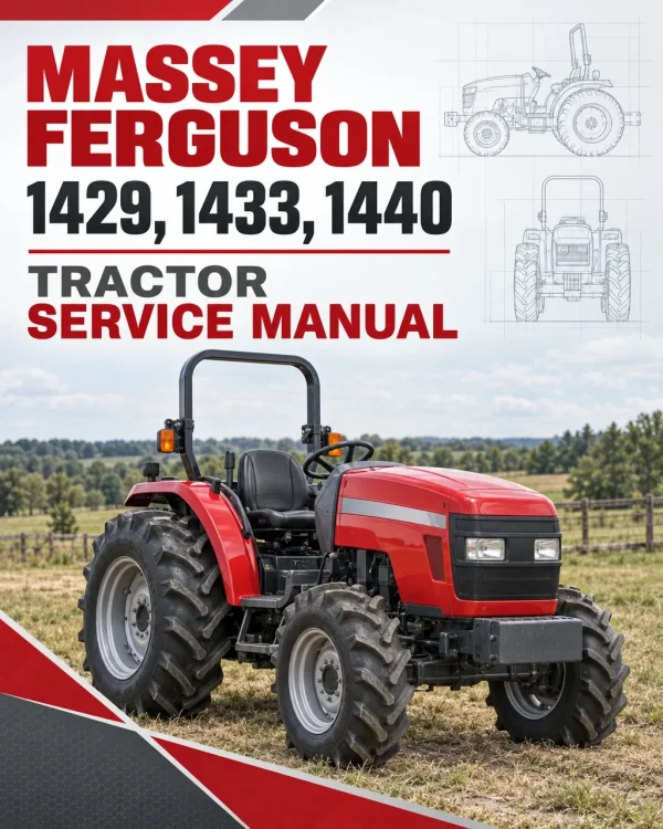 Massey Ferguson 1429, 1433, 1440 Tractor Service Manual Massey Ferguson 1429, 1433, 1440 Tractor Service Manual