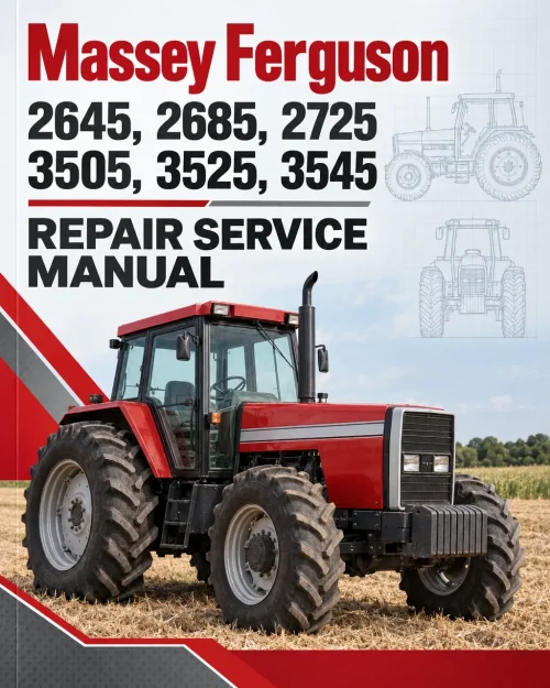 Massey Ferguson 2645, 2685, 2725, 3505, 3525, 3545 Repair Service Manual Massey Ferguson 2645, 2685, 2725, 3505, 3525, 3545 Repair Service Manual